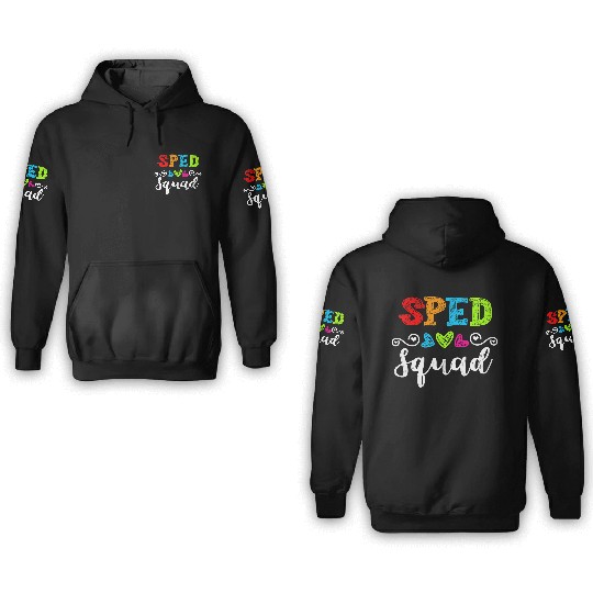 Back To School Team Gift For Special Ed Teacher 3D Hoodies
