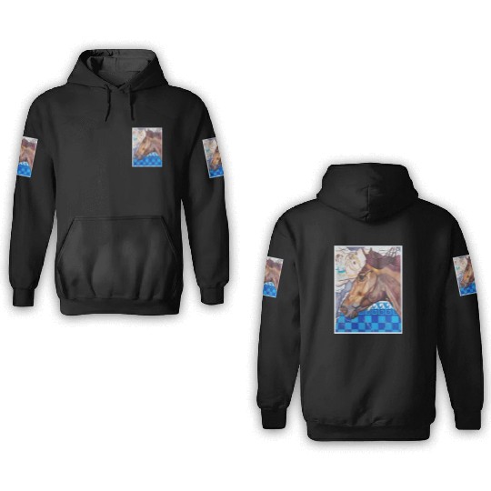 Horse Racing 3D Hoodies