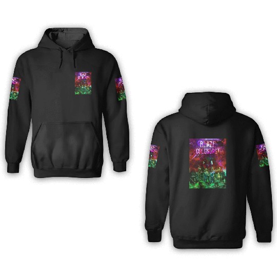 Blaze Goldburst Fantasy Book Psychological 3D Hoodies