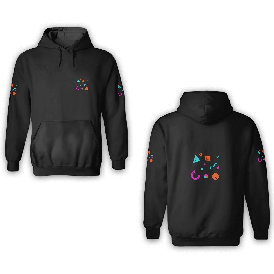 Math Keeps You In Shape 3D Hoodies