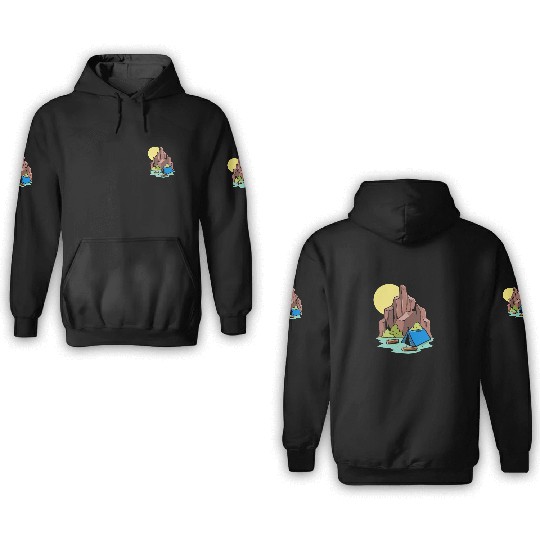 Camper Campsite Camp Camping 3D Hoodies