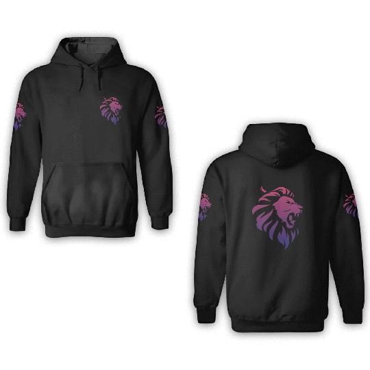 Angry lion 3D Hoodies