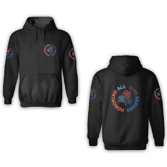 Thank You Veterans l Veterans Day Gift Idea 3D Hoodies