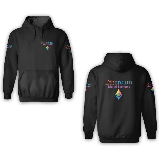 ETHEREUM DIGITAL ECONOMY 3D Hoodies