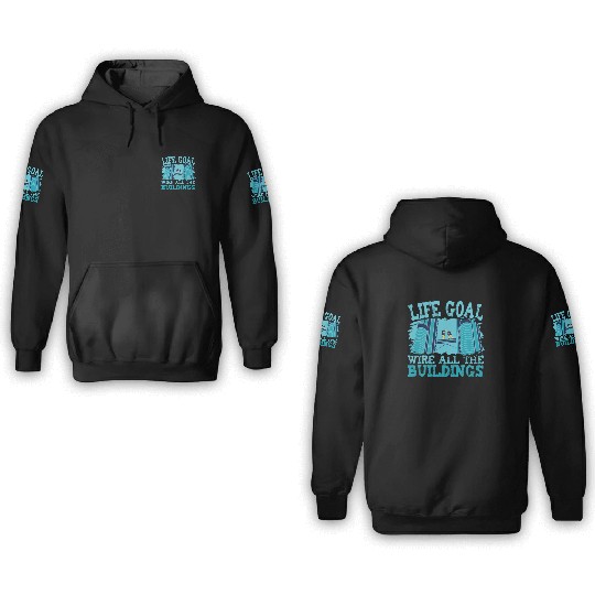 Electrician Electrical Engineer Lineman 3D Hoodies
