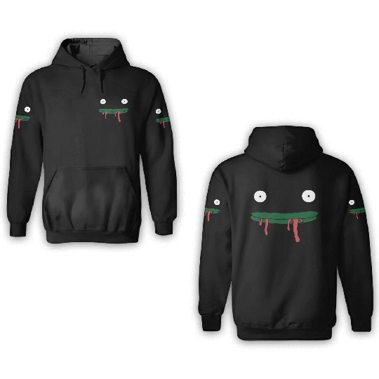 Smiling Friends Mr. Frog 3D Hoodies