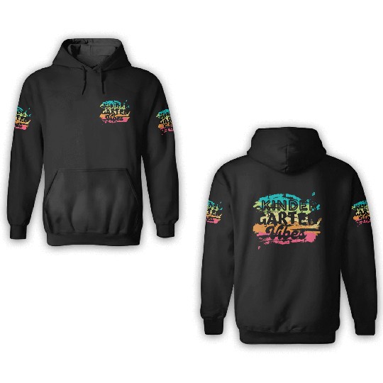 Kindergarten Vibes (Bright) 3D Hoodies