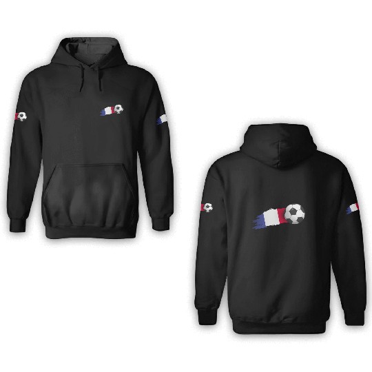 France Soccer Ball Gift 3D Hoodies