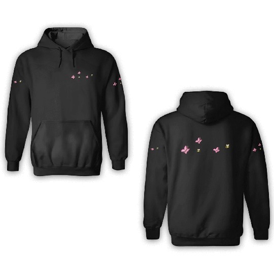 symbols shapes nature butterfly bee animals 3D Hoodies