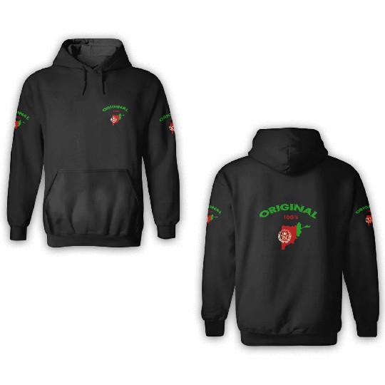 Afghanistan original 100% flag design 3D Hoodies