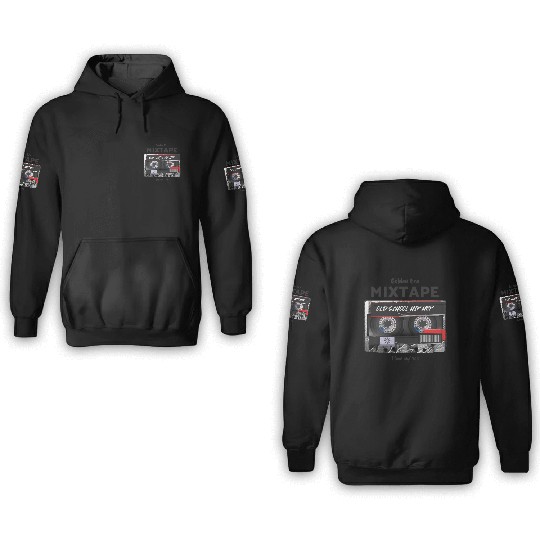 Old School Hip Hop cassette 3D Hoodies