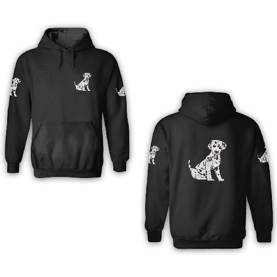 Spot Squad Dalmatian Owner Dog Lover Mothers Day 3D Hoodies