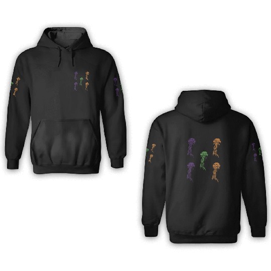 Jellyfish 3D Hoodies