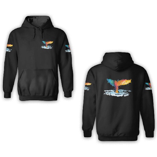 Whale Squad Whale lover Whale Graphics 3D Hoodies