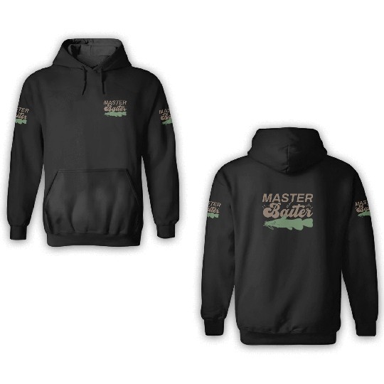 Master Baiter - Wels Catfish Hunter 3D Hoodies