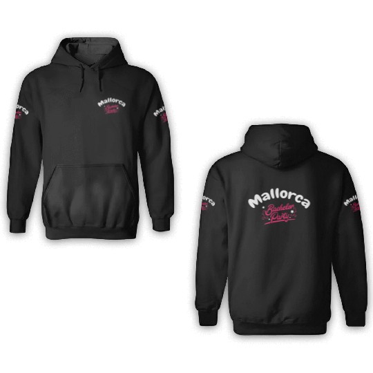 Bachelor Party 3D Hoodies Mallorca Pre Wedding