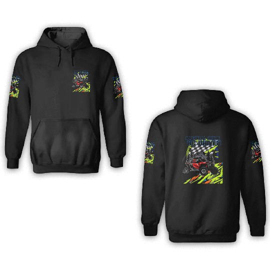 Natural Born RC car Driver Racer Remote Controlled 3D Hoodies