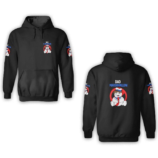DAD ghostbusters 3D Hoodies