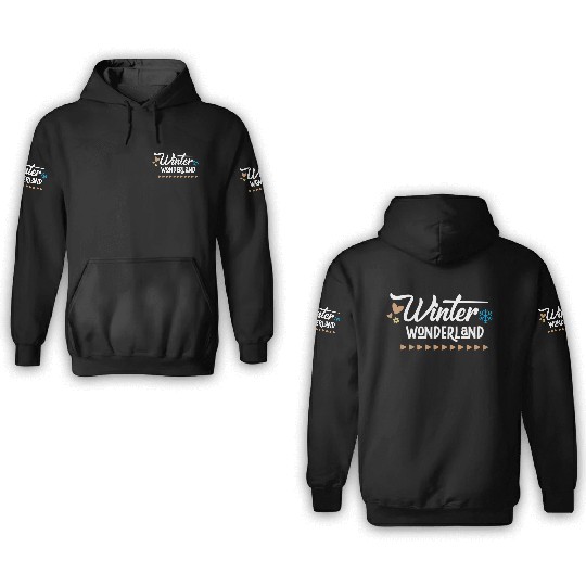 Winter Wonderland 3D Hoodies