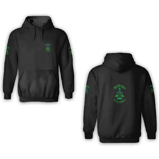 poison mushroom 3D Hoodies