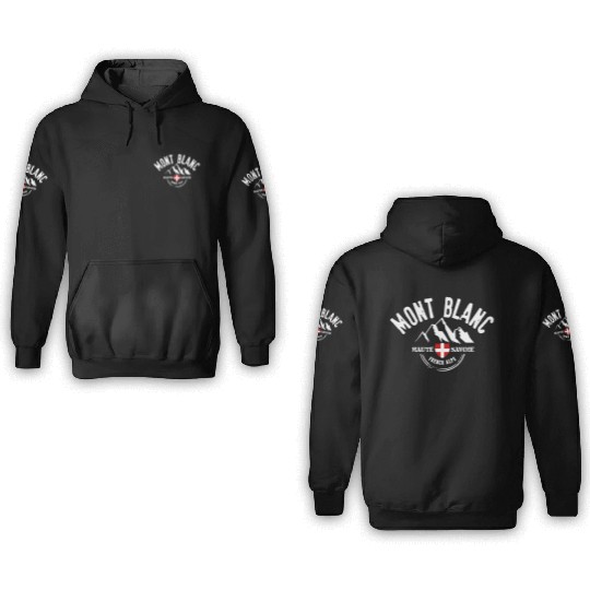 Mont Blanc Haute Savoie 3D Hoodies
