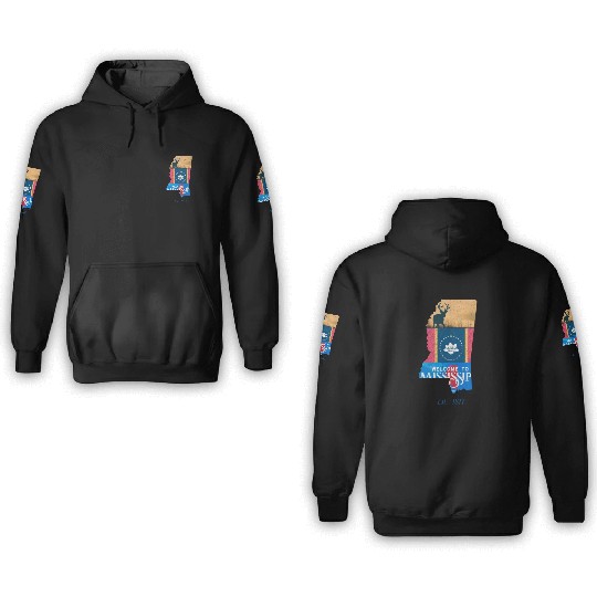 Mississippi 3D Hoodies