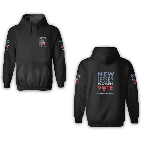 New Jersey Women Vote Voter 2022 Election 3D Hoodies