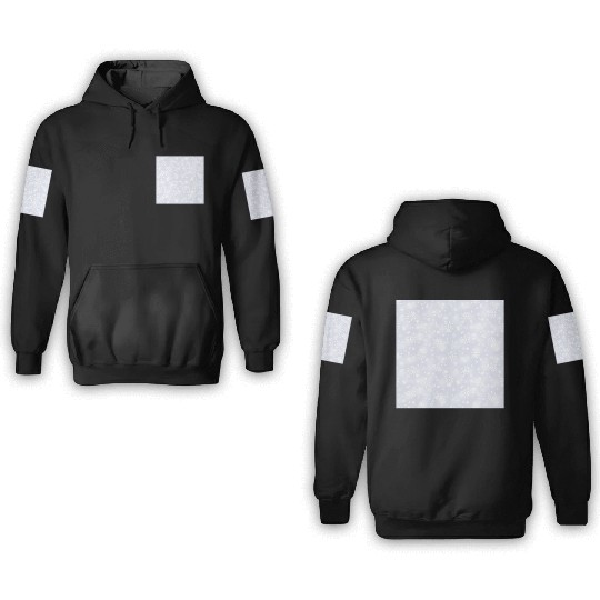 Lilac Snowflakes Pattern 3D Hoodies
