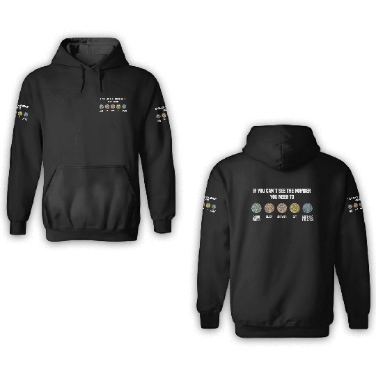 Ishihara Numbers - Listen To The 2000s 3D Hoodies