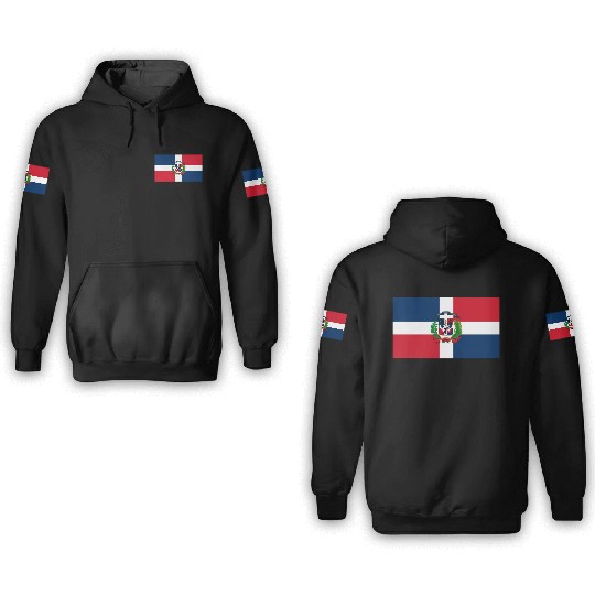 Dominican Republic flag phone case 3D Hoodies