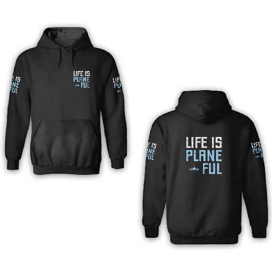 Airline Pilot Aviation Themed Pun For a Corporate 3D Hoodies