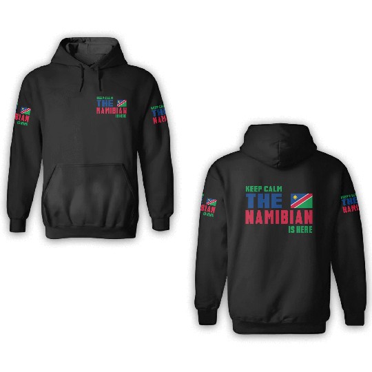 Keep Calm Namibia flag design 3D Hoodies