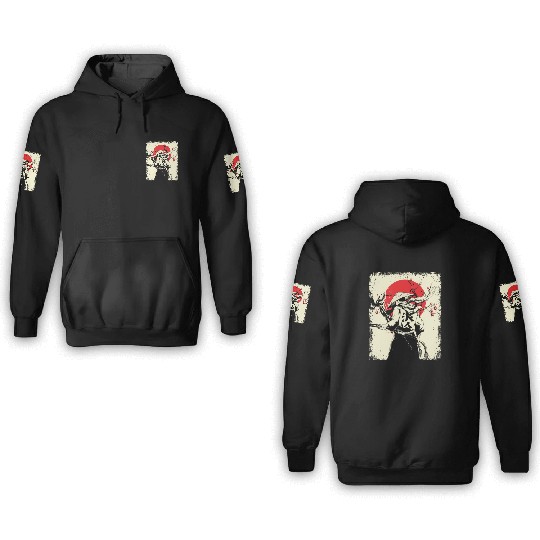 Samurai 3D Hoodies