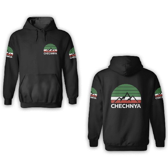 Chechnya Chechen Chechen Republic Borz 3D Hoodies