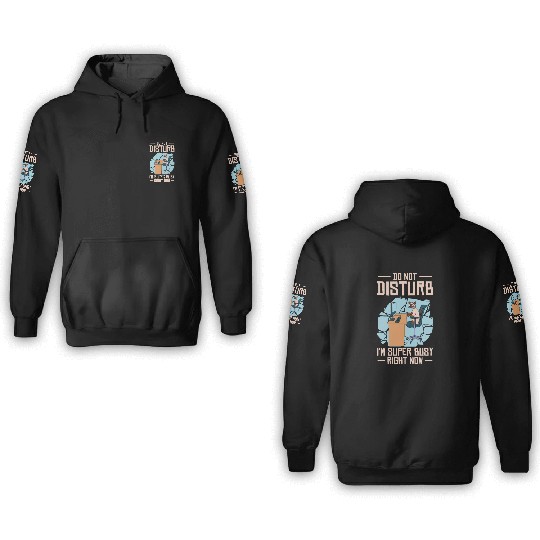 Working Busy Cat Employee Cat Owner Worker 3D Hoodies