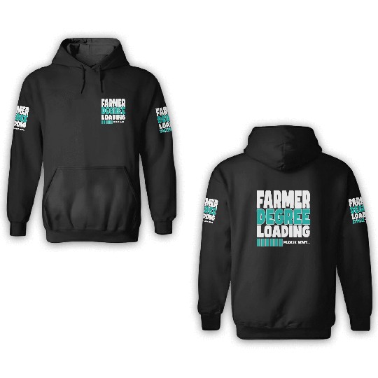 Farmer Degree Loading 3D Hoodies