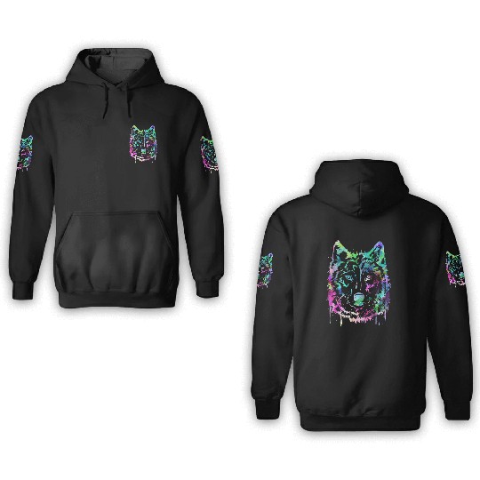 Wolf 3D Hoodies