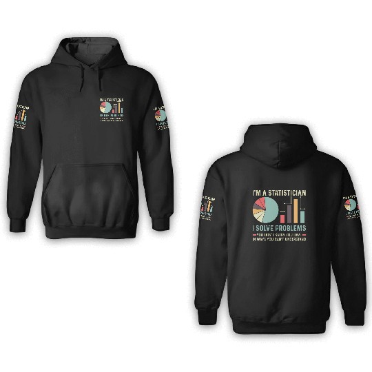 I Solve Problems Math Teacher Gift 3D Hoodies