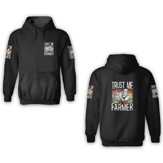 Farming Farmer Tractor Vintage 3D Hoodies
