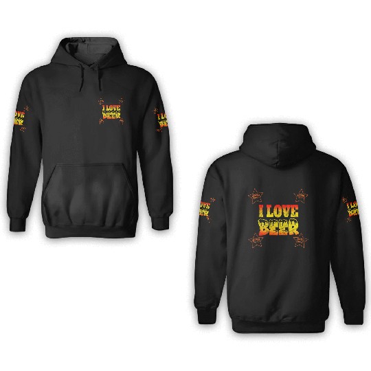 I love beer national beer lovers day 3D Hoodies