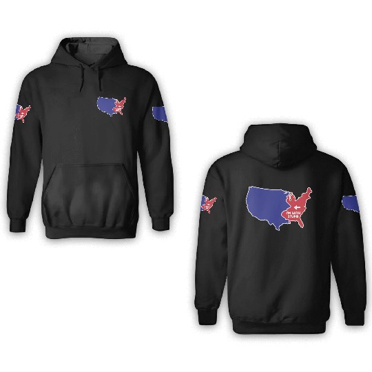 New Jersey US Design for patriotic New Jerseyans 3D Hoodies