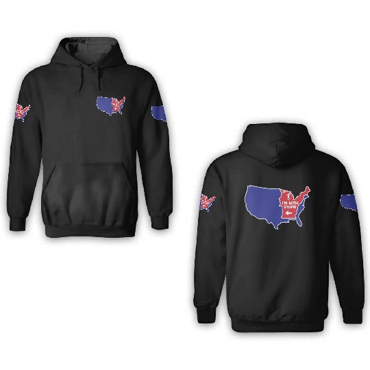 Vermont State US Design for patriotic Vermonters 3D Hoodies