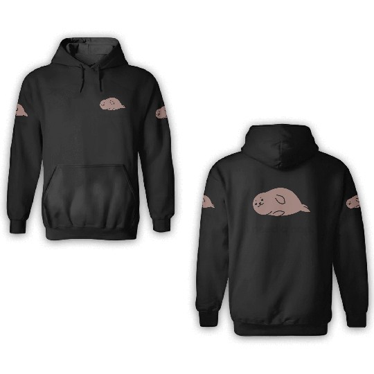 I Need a Nap Sleepy Seal 3D Hoodies