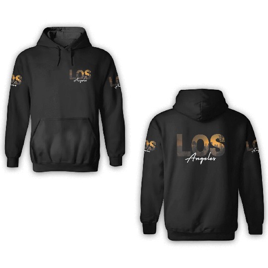 Los Angeles 3D Hoodies