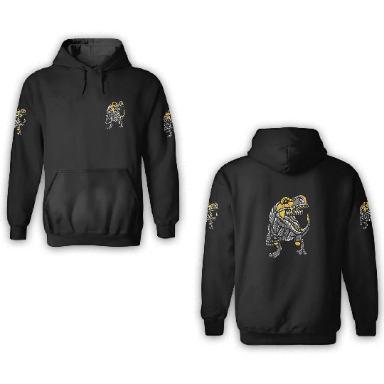 Dinosaur Robot Robotics Engineer Gift 3D Hoodies