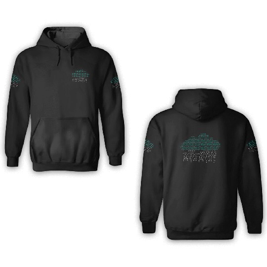 Cloud Engineer, Cloud bits, Software developer 3D Hoodies