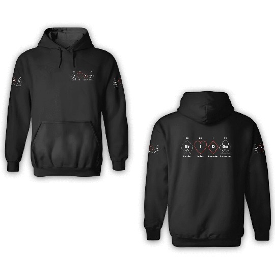 Contract Bridge Bidding Duplicate Card Game 3D Hoodies