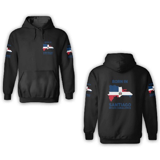 Santiago de los Caballeros Dominican Republic 3D Hoodies