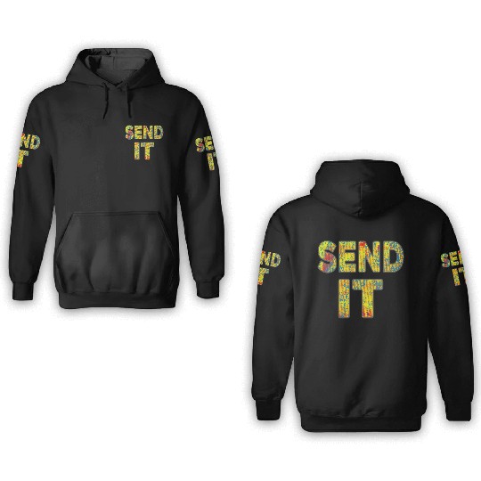 Mountain Bike - Send It - Fat Bike MTB 3D Hoodies