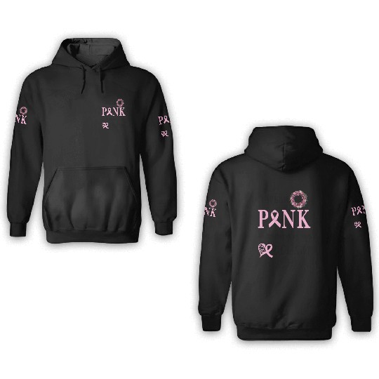 I WEAR PINK IN MEMORY OF MY COUSIN 3D Hoodies